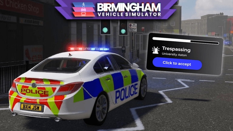 🚨 Birmingham Vehicle Simulator