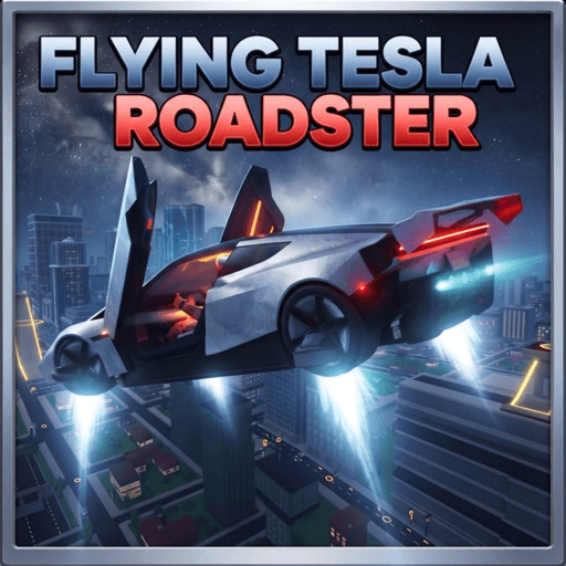 Flying Tesla Roadster thumbnail