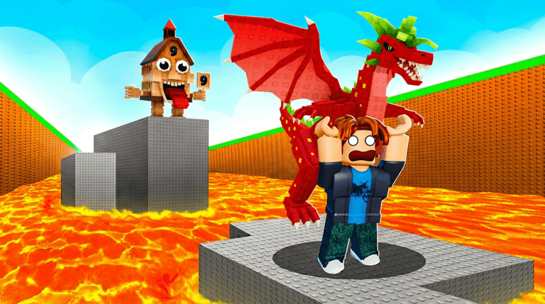 Survive LAVA for Brainrots!