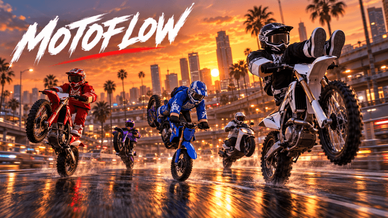 🎡 [SPIN UPDATE] MOTOFLOW 🏍️| Stunts & Freeride🔥