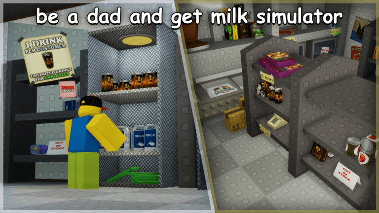 be a dad and get milk simulator