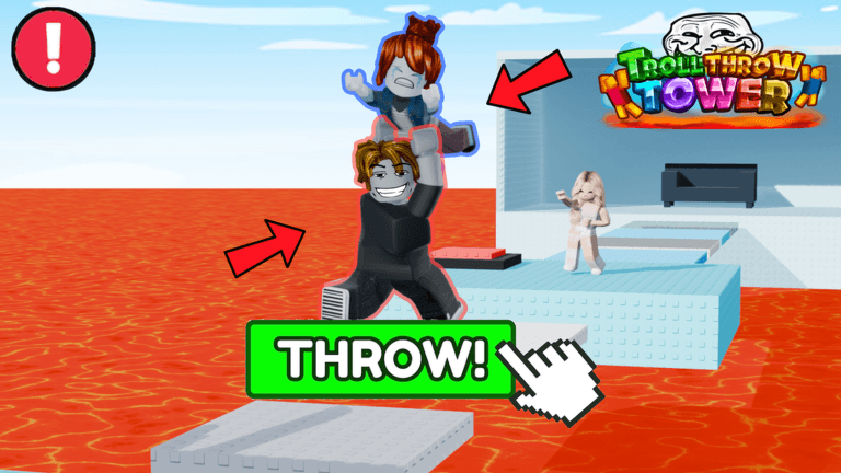 TROLL Throw Tower! 3 😎