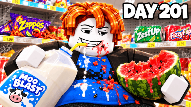 Eat Everything In A Grocery Store