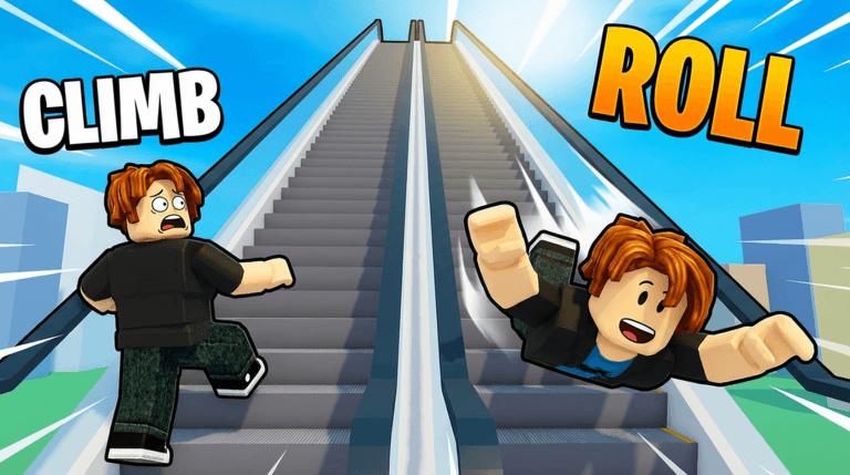 Climb & Roll Down Escalator