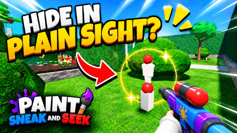 [🎃UPD] Paint Sneak and Seek! 🎨