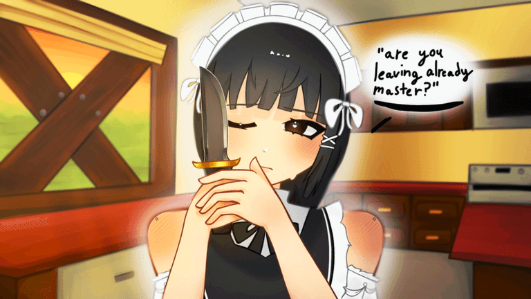 Convince the CRAZY maid to let you FREE [UPD 1.4]