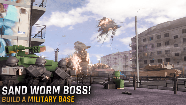 [MECHA WORM!] Build a Military Base
