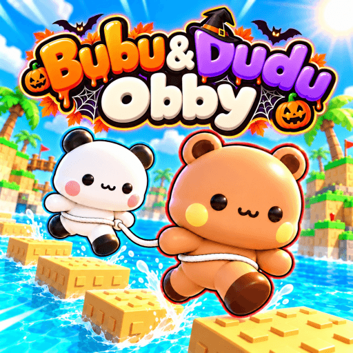 Bubu & Dudu Obby 🐼🐻  [2 Player Obby] thumbnail