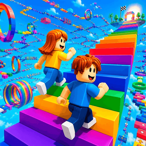 Mega Easy Obby 🌈 250+ Stages thumbnail
