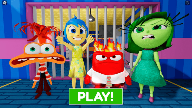 EMOTIONS POLICE FAMILY PRISON RUN ESCAPE! (Obby)