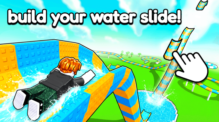 [🎆] Build a Water Slide! 🌊