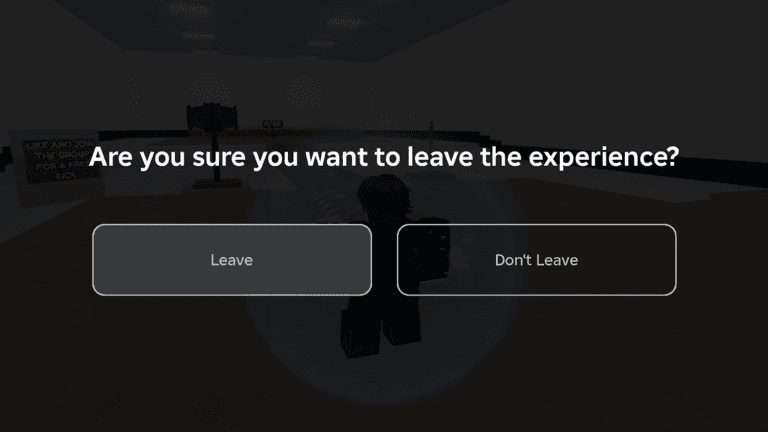 Don't Leave the Game