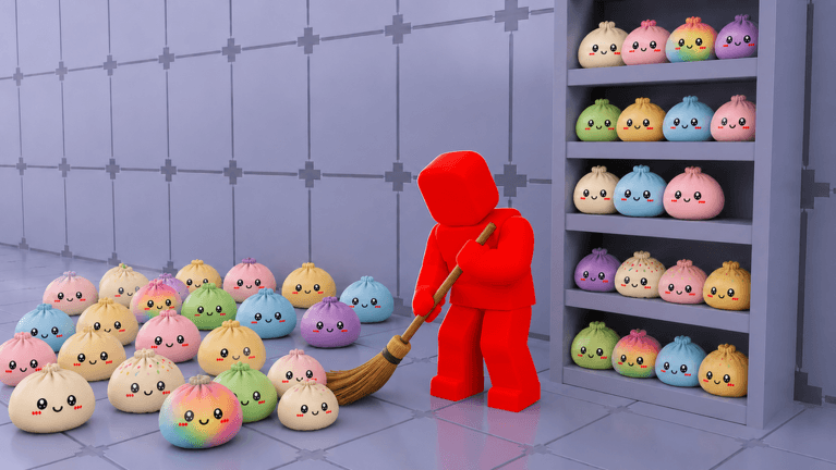 Clean The Squishy Dumplings