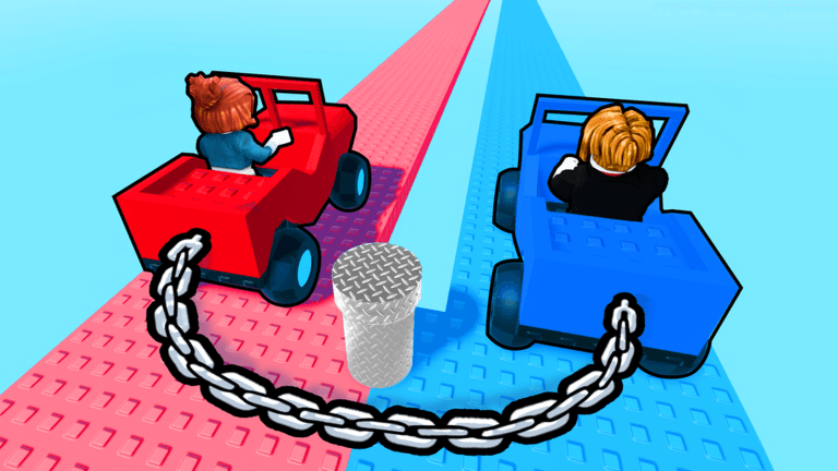 Chained Cars [2 Player Obby]