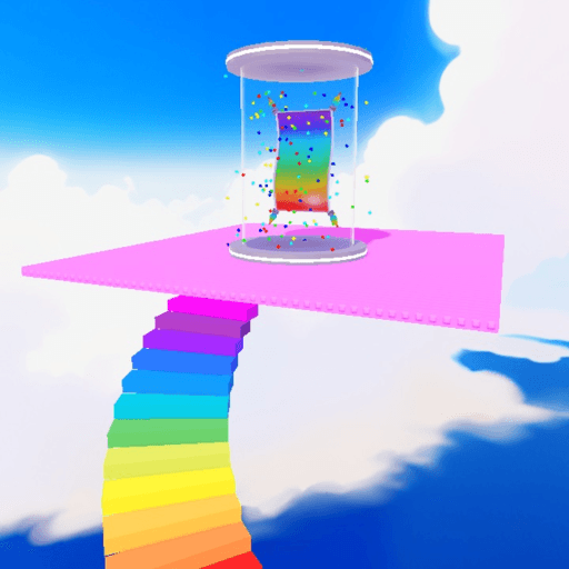 RAINBOW STAIRS for a MAGIC CARPET! thumbnail