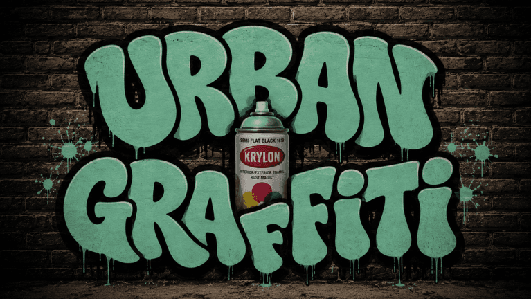 🎨 Urban Graffiti (Spray Paint Draw)