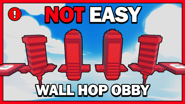 NOT EASY Wall Hop Obby