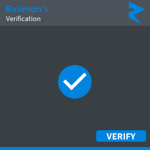 Rolimon's Verification thumbnail