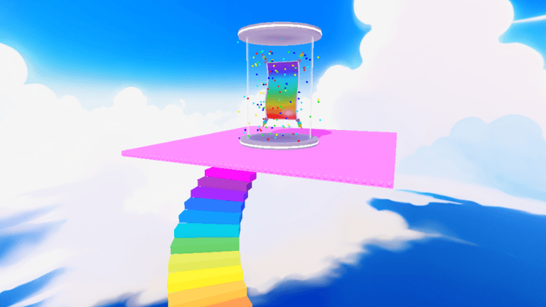 RAINBOW STAIRS for a MAGIC CARPET!