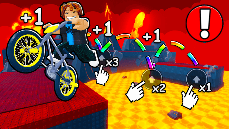 [W3!] +1 Double Jump Bike Escape! 🚴💨