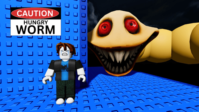 Escape The Hungry Worm!😱