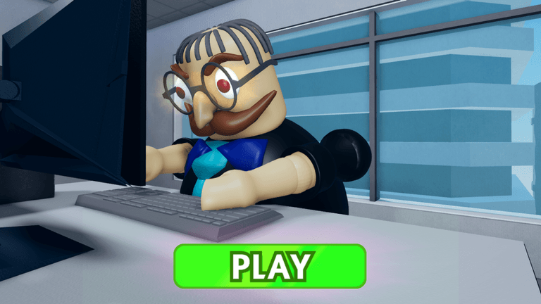 ESCAPE BAD BOSS OBBY (FIRST PERSON OBBY!)
