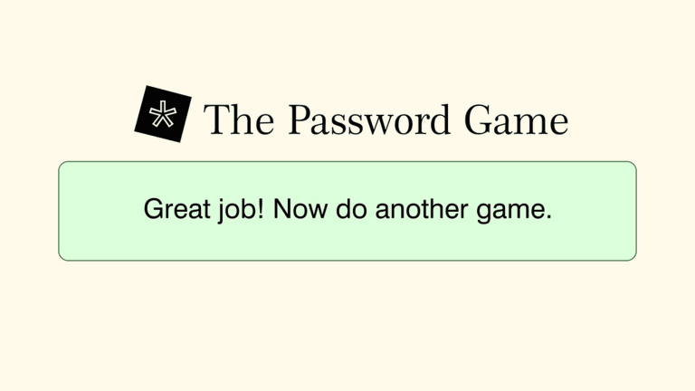 🔑 The Password Game