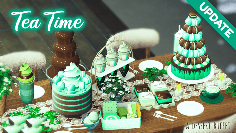 🍰☕ Tea Time  || Dessert Buffet