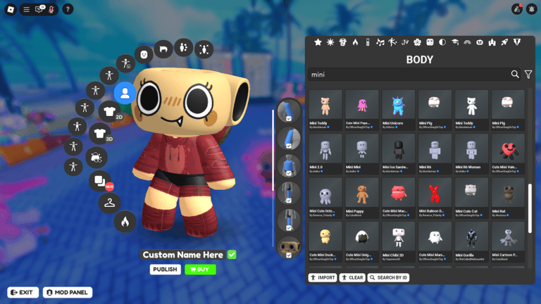 Avatar Outfit Catalog [UPDATE]