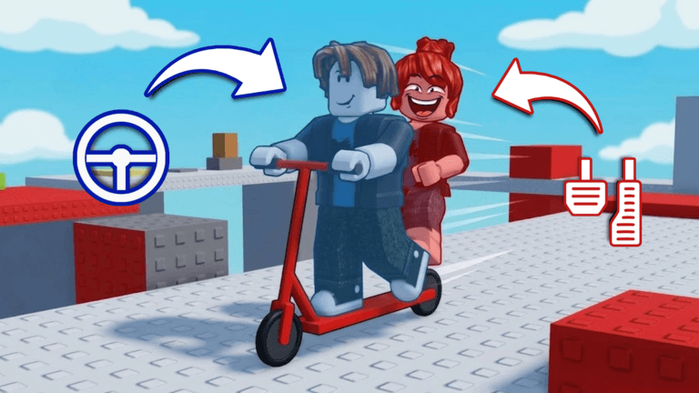 Scooter Duo 🛴 [2 Player Obby]